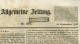 DISINFETTATA Augsburg Allgemeine Zeitung 271 V 28 September 1849 Desinfektionsstempel Desinfected Mail Italia - Documenti Storici