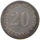 KAISERREICH 20 PFENNIG 1876 E  #MA 006807 - 20 Pfennig