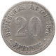 KAISERREICH 20 PFENNIG 1876 B  #MA 105172 - 20 Pfennig