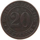 KAISERREICH 20 PFENNIG 1890 G  #MA 099714 - 20 Pfennig