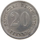 KAISERREICH 20 PFENNIG 1876 F  #MA 021187 - 20 Pfennig