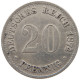 KAISERREICH 20 PFENNIG 1874 B  #MA 021189 - 20 Pfennig