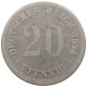 KAISERREICH 20 PFENNIG 1874 D  #MA 105170 - 20 Pfennig