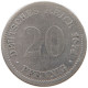 KAISERREICH 20 PFENNIG 1874 D  #MA 103630 - 20 Pfennig