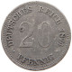 KAISERREICH 20 PFENNIG 1874 A  #MA 105169 - 20 Pfennig