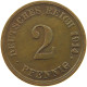 KAISERREICH 2 PFENNIG 1914 G  #MA 100058 - 2 Pfennig