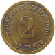 KAISERREICH 2 PFENNIG 1910 G  #MA 100841 - 2 Pfennig