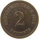 KAISERREICH 2 PFENNIG 1906 F  #MA 100056 - 2 Pfennig