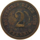 KAISERREICH 2 PFENNIG 1875 J  #MA 068084 - 2 Pfennig