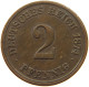 KAISERREICH 2 PFENNIG 1874 F  #MA 011999 - 2 Pfennig