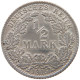 KAISERREICH 1/2 MARK 1915 D WILHELM II. (1888-1918) #MA 006090 - 1/2 Mark