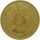 JAMAICA PENNY 1961 ELIZABETH II. (1952-) #MA 063064 - Japon