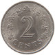 MALTA 2 CENTS 1972  #MA 062268 - Malte