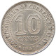 MALAYA 10 CENTS 1941 GEORGE VI. (1936-1952) #MA 068865 - Malaysie