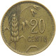 LITHUANIA 20 CENTU 1925  #MA 024590 - Lithuania