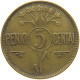 LITHUANIA 5 CENTAI 1925  #MA 024592 - Lituania