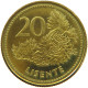 LESOTHO 20 LISENTE 1998  #MA 066904 - Lesotho