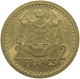 MONACO 2 FRANCS 1945  #MA 021924 - 1922-1949 Louis II.