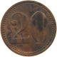 MANNHEIM 20 PFENNIG  MANNHEIMER BEAMTENVEREIN 20 PFENNIG #MA 100891 - 3 Mark & 3 Reichsmark