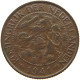 NETHERLANDS CENT 1941 WILHELMINA 1890-1948 #MA 067263 - 1 Centavos