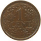 NETHERLANDS CENT 1937 WILHELMINA 1890-1948 #MA 067262 - 1 Cent