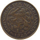 NETHERLANDS CENT 1925 WILHELMINA 1890-1948 #MA 067860 - 1 Centavos