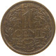 NETHERLANDS CENT 1917 WILHELMINA 1890-1948 #MA 067265 - 1 Cent