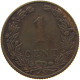 NETHERLANDS CENT 1906 WILHELMINA 1890-1948 #MA 067862 - 1 Cent