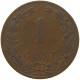 NETHERLANDS CENT 1904 WILHELMINA 1890-1948 #MA 067271 - 1 Centavos