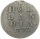 NETHERLANDS 2 STUIVER 1772  #MA 021426 - Provincial Coinage