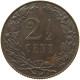 NETHERLANDS 2 1/2 CENTS 1906  #MA 022476 - 2.5 Cent