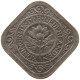 NETHERLANDS 5 CENTS 1923 WILHELMINA 1890-1948 #MA 067697 - 5 Cent
