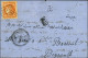 GC 5079 / N° 48 Superbes Marges (infime Pli) Càd T 24 ALEXANDRETTE / SYRIE 26 JUIL. 71 Sur Lettre D'Alep Pour Beyrouth.  - 1870 Bordeaux Printing