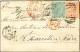 Lot De 2 Lettres De La Légation Française à Santiago Du Chili Via L'agence Consulaire Anglaise Et Française De Valparais - 1871-1875 Ceres