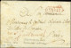 Marque Postale Encadrée Rouge PARIS Sur Bordereau Des Postes Daté Du 10 Avril 1816 Adressé Localement. - TB / SUP. - R. - Autres & Non Classés