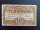 Billet Danemark 10 Kroner 1939 - Dinamarca