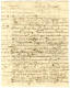 Lettre Avec Très Bon Texte Daté De L'archipel Des Açores Au Large De L'île Tercere Le 3 Mars 1694 Pour Bordeaux, Au Rect - Andere & Zonder Classificatie