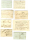 Lot De 33 Lettres Avec Marques Postales D'entrée Maritimes Et Divers. - TB. - Collections