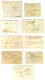 Lot De 33 Lettres Avec Marques Postales D'entrée Maritimes Et Divers. - TB. - Collections