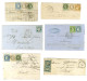 Lot De 19 Lettres Avec Affranchissements Composés De Septembre 1871 + 1 Lettre De La Commune De Paris. - Collections