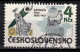 Tchécoslovaquie 1985 Mi 2821 (Yv 2636), Obliteré, Varieté Position 5/1 - Abarten Und Kuriositäten