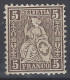 Suiza 0035 * Charnela. 1862 - Ungebraucht
