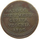 PAPAL STATES 2 1/2 BAIOCCHI 1796 VECCHIA #MA 024473 - Vatican