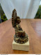 Delcampe - Jolie Statuette Japonaise, Japon En Bronze Sur Socle En Marbre - Milieu 20 XX ème - Art Asiatique - Asian Art