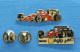 2 PIN'S /  ** FERRARI 642 N°1  AGIP & FERRARI F1-90 ALAIN PROST 19891990 ** . (Locomobile Dimo) - Ferrari