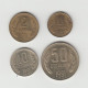 Bulgaria 1, 2, 10, 50 Stotinki 1981 Coins Europe Currency  Bulgarie Bulgarien #5389 - Bulgarie