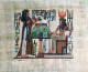 Handmade Original Papyrus Painting (10.4in X 8.8in), Ancient Egypt, From Egypt - Archeologie