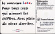 F801  11/1997 - LOTO NATIONAL - 50 SO3 - (verso : N° Deux Lignes - 2ème Ligne Vers La Gauche Sous A) - 1997