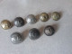 Lot De 8 Boutons PLM - Boutons