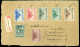 Belgie 1938 Poststuk Met Complete Serie Basiliek Koekelberg OPB 471-477 - ....-1951